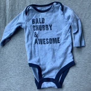 Carters long sleeve saying onsie